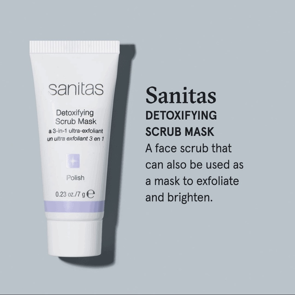 3/$20💗 Sanitas Detoxifying Scrub Mask